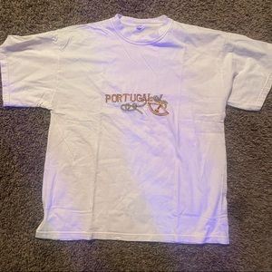 Vintage Portugal Embroidered T-Shirt Men’s Size XL